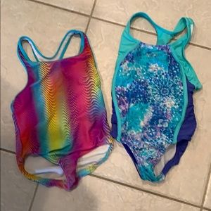 2 little girl size 6 swim suits!